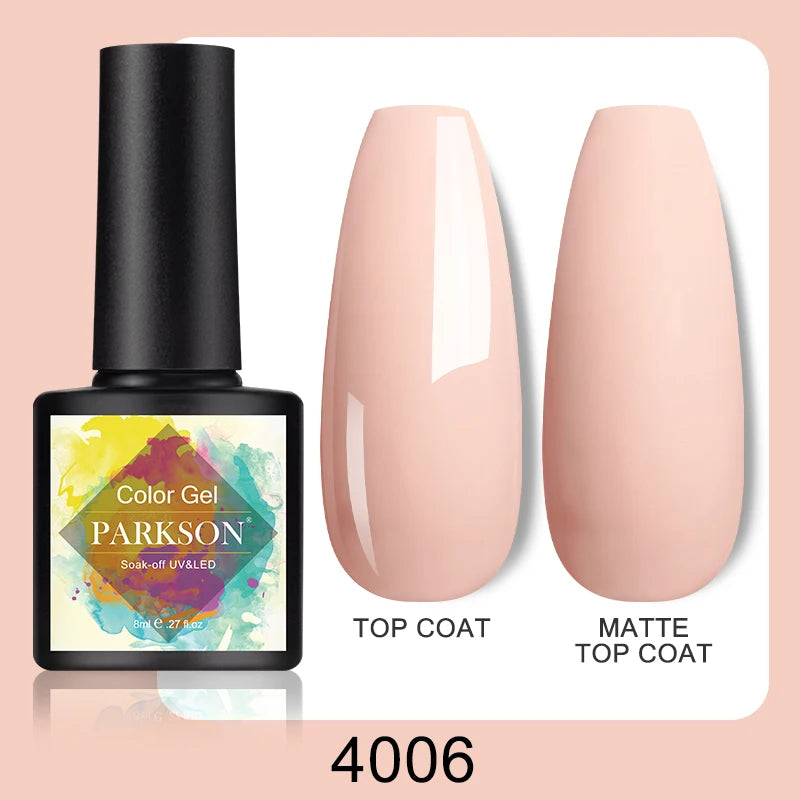 Vernis Gel Top & Base Coat Sans Essuyage Parkson