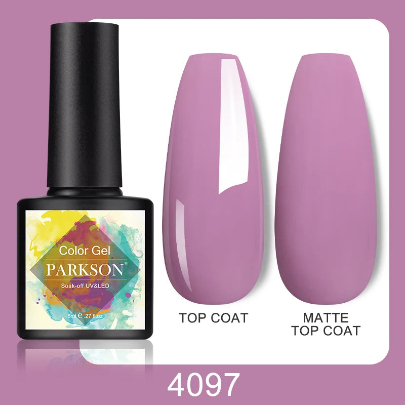 Vernis Gel Top & Base Coat Sans Essuyage Parkson