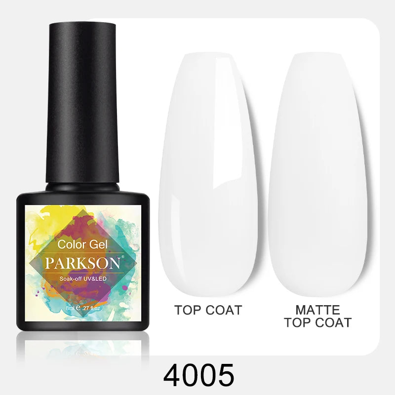 Vernis Gel Top & Base Coat Sans Essuyage Parkson