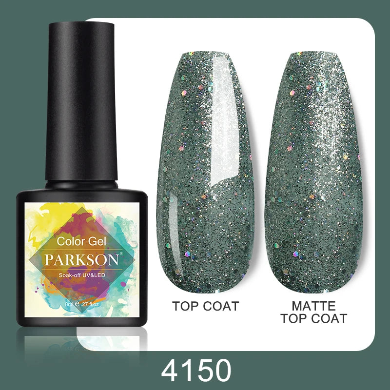 Vernis Gel Top & Base Coat Sans Essuyage Parkson