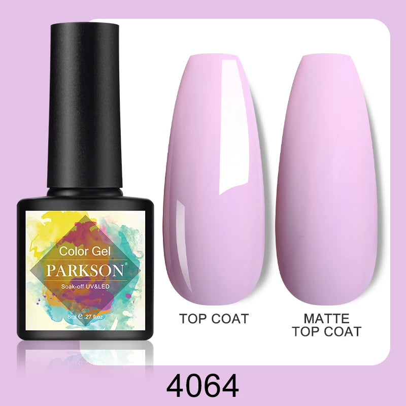 Vernis Gel Top & Base Coat Sans Essuyage Parkson