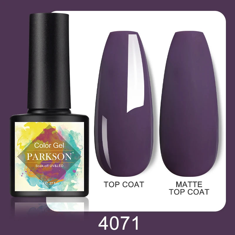 Vernis Gel Top & Base Coat Sans Essuyage Parkson