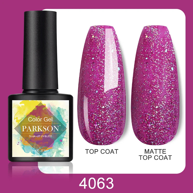 Vernis Gel Top & Base Coat Sans Essuyage Parkson