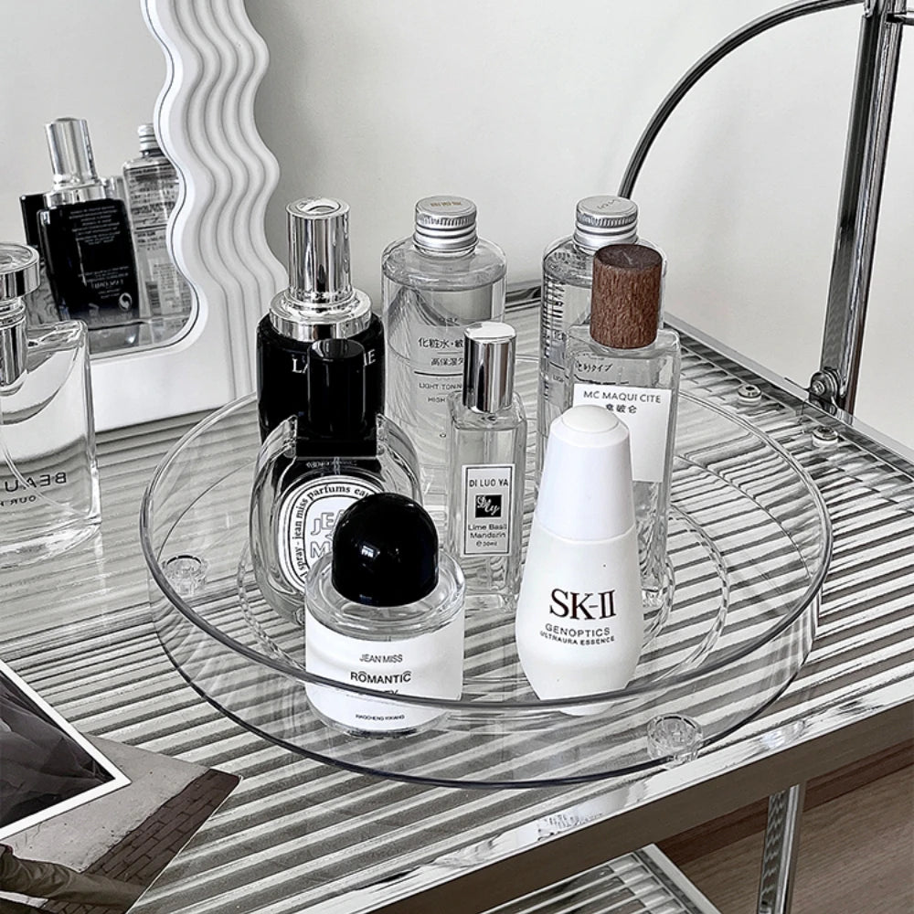 Présentoir Cosmétique de Bureau Rotatif 360°