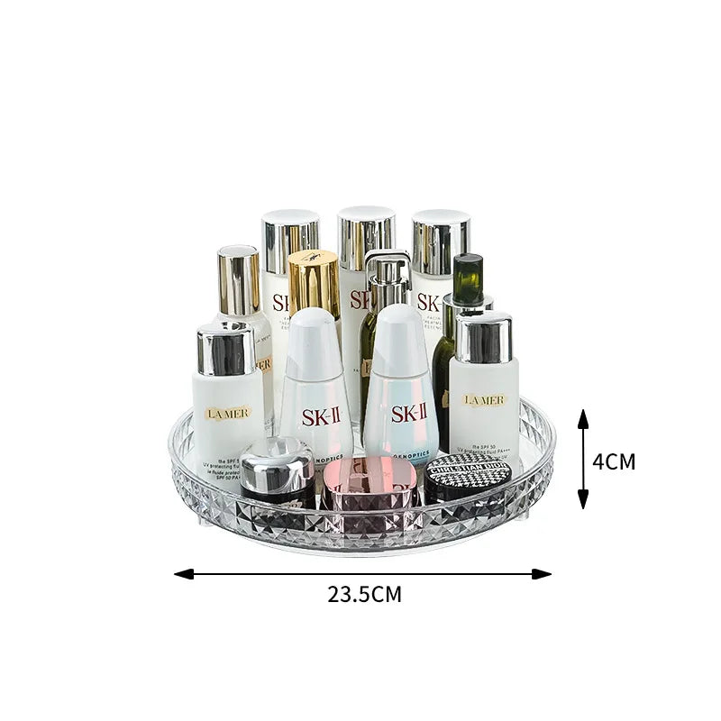 Présentoir Cosmétique de Bureau Rotatif 360°