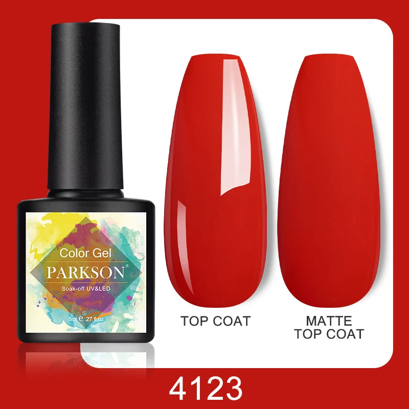 Vernis Gel Top & Base Coat Sans Essuyage Parkson