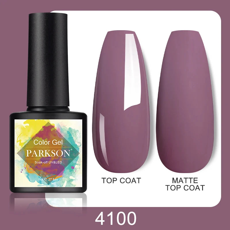 Vernis Gel Top & Base Coat Sans Essuyage Parkson