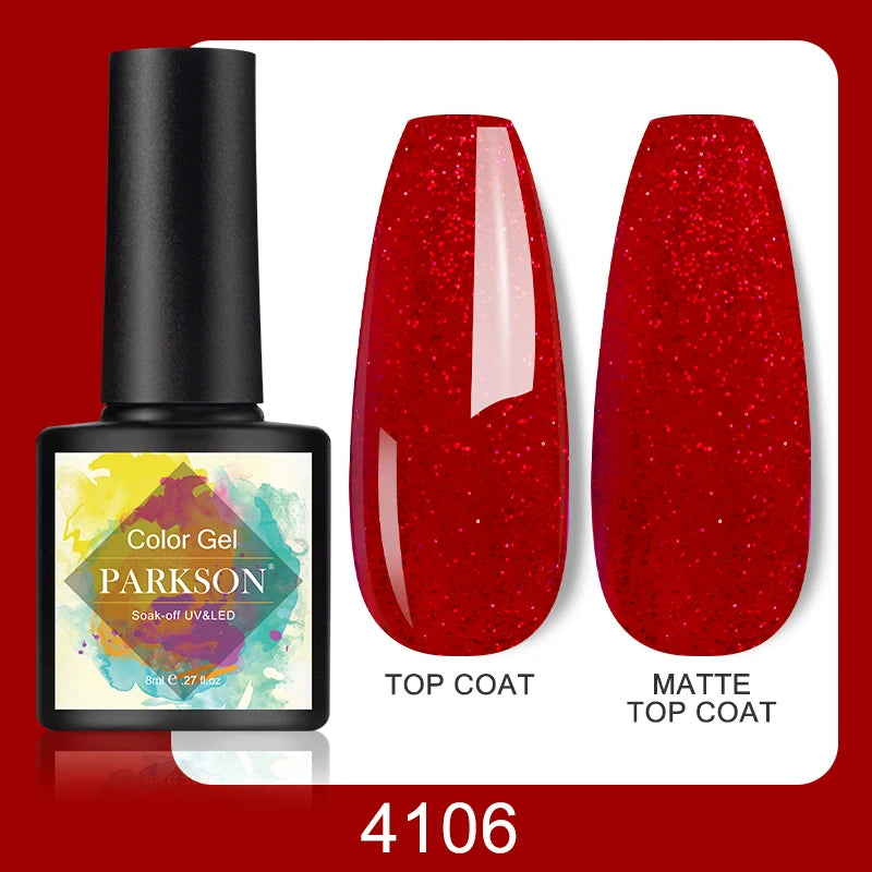Vernis Gel Top & Base Coat Sans Essuyage Parkson