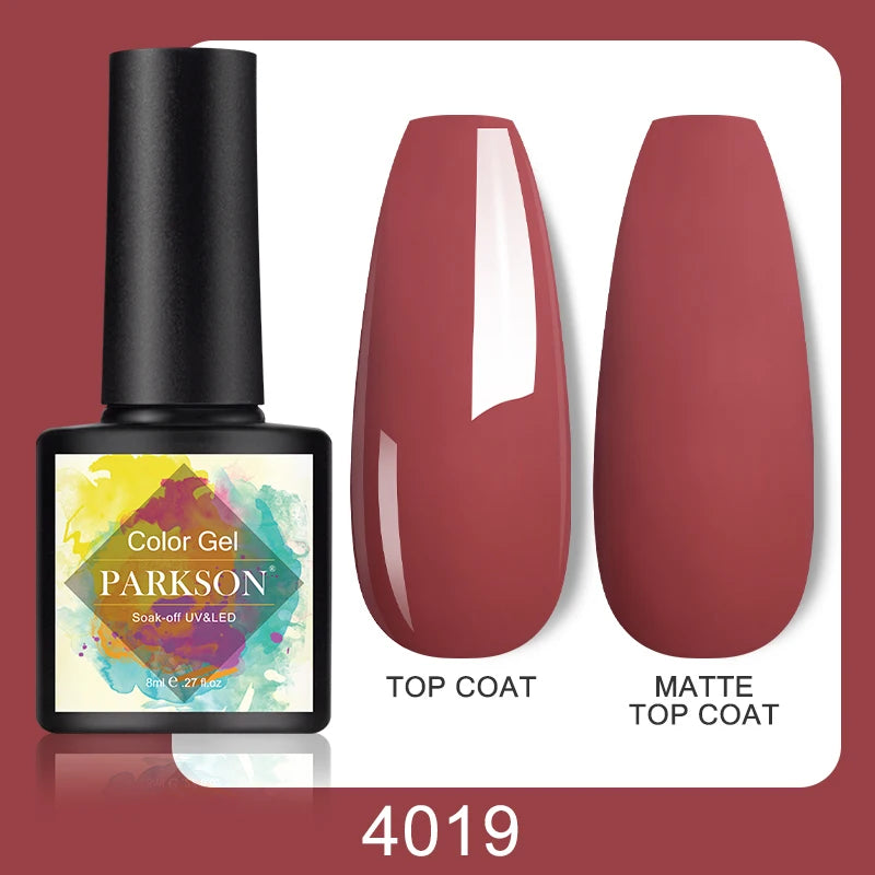 Vernis Gel Top & Base Coat Sans Essuyage Parkson