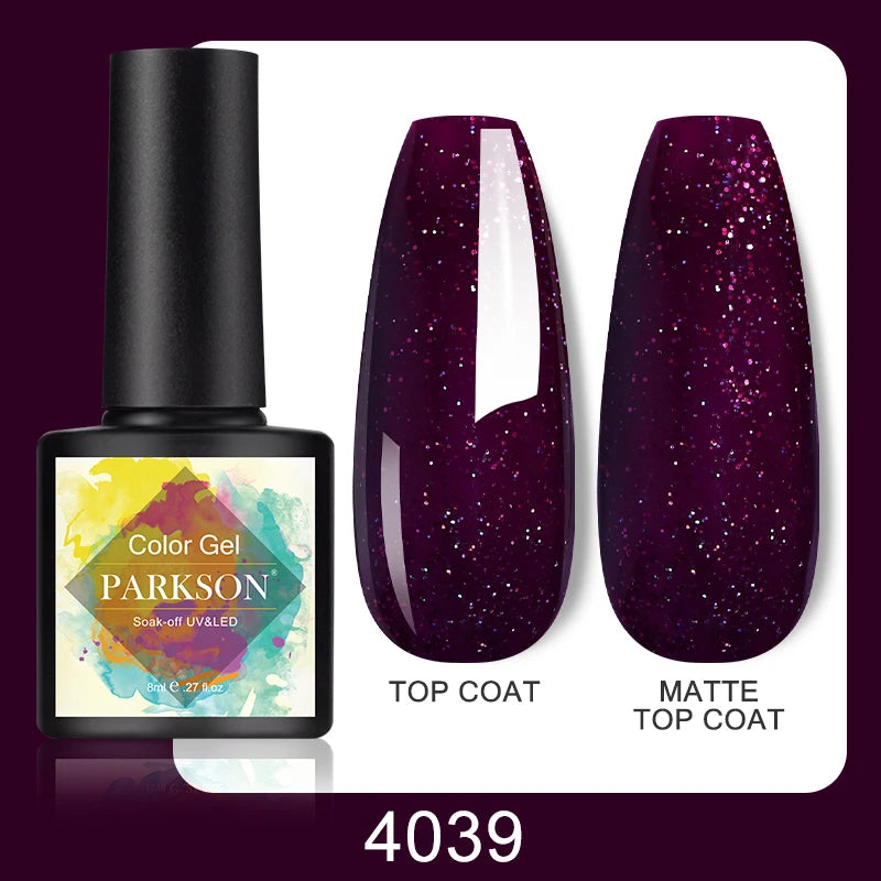 Vernis Gel Top & Base Coat Sans Essuyage Parkson