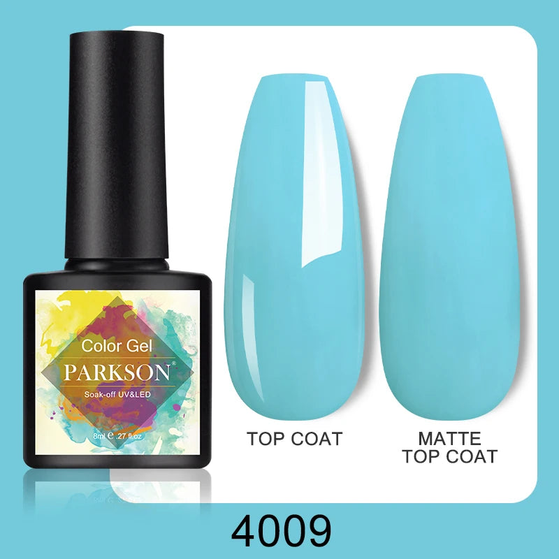 Vernis Gel Top & Base Coat Sans Essuyage Parkson