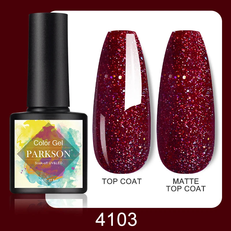 Vernis Gel Top & Base Coat Sans Essuyage Parkson