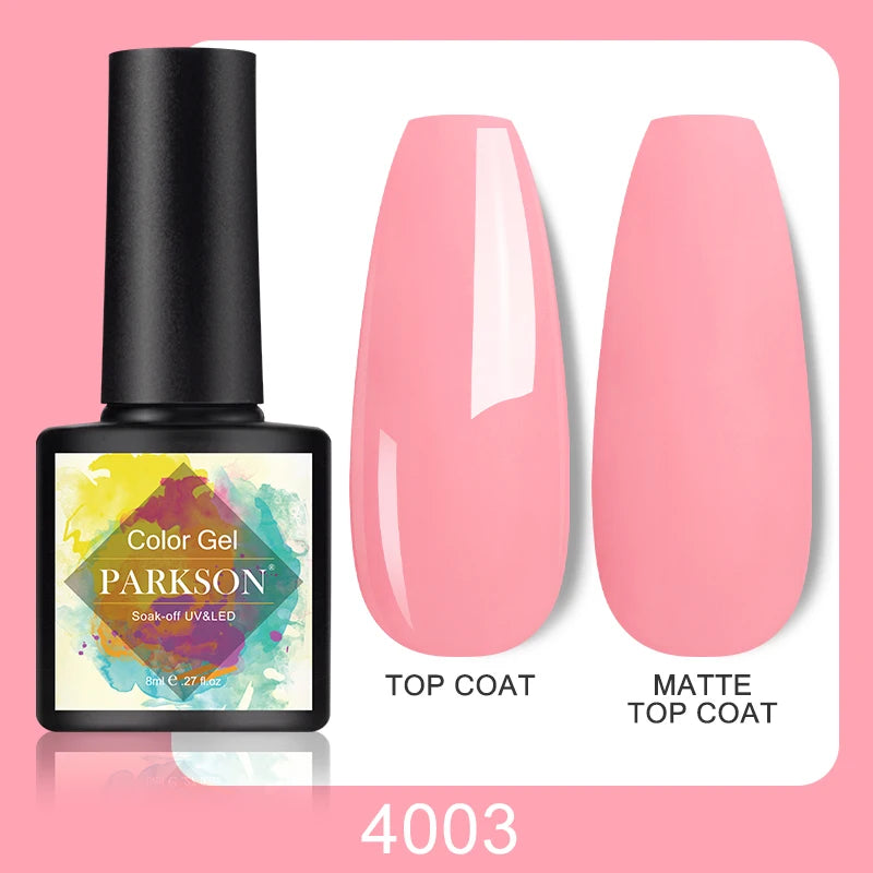 Vernis Gel Top & Base Coat Sans Essuyage Parkson