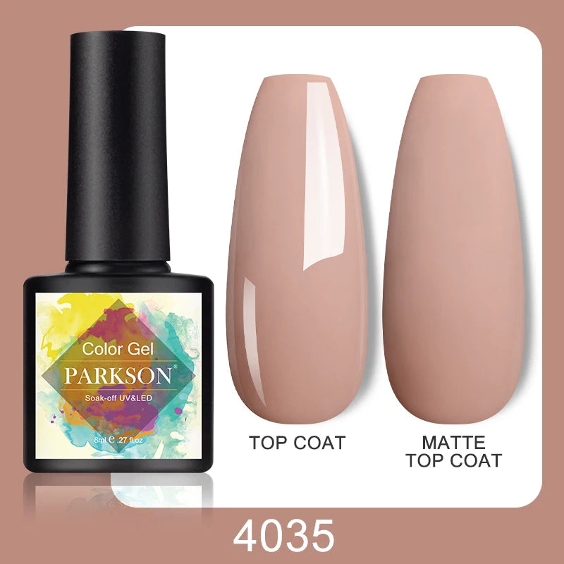 Vernis Gel Top & Base Coat Sans Essuyage Parkson