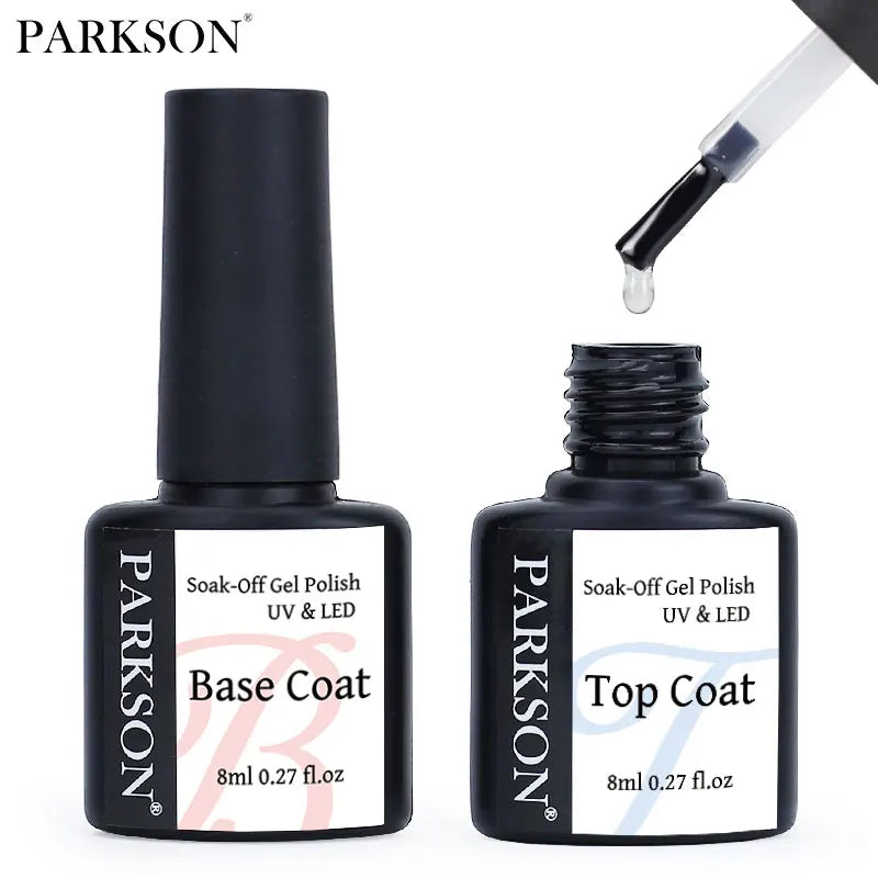 Vernis Gel Top & Base Coat Sans Essuyage Parkson