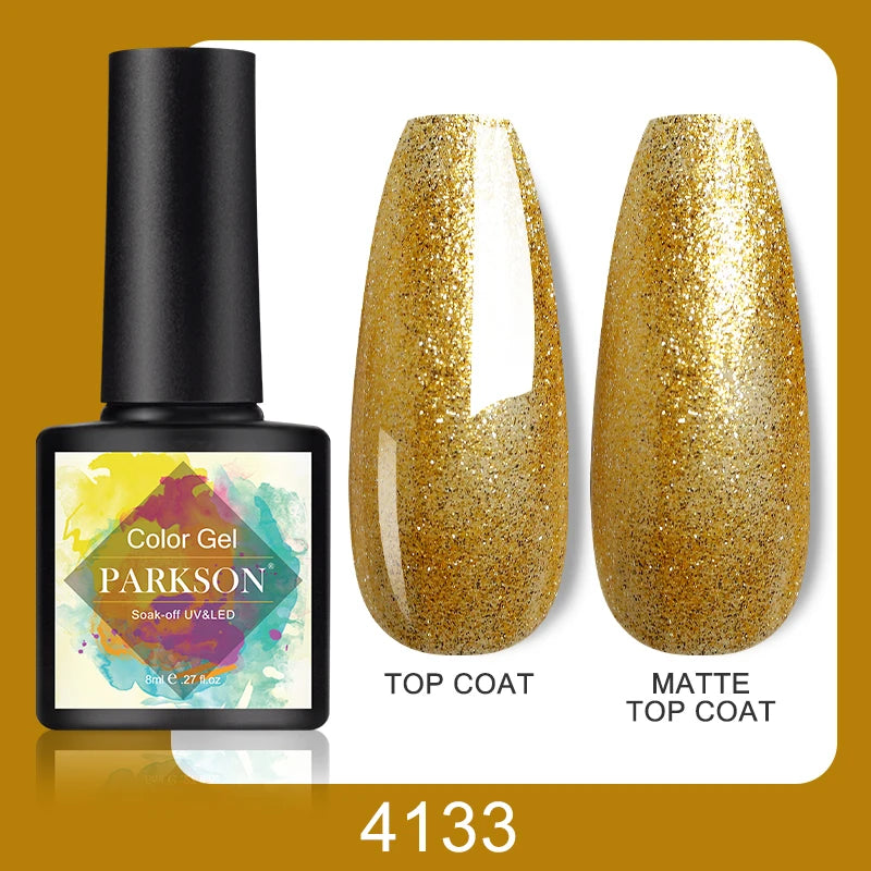 Vernis Gel Top & Base Coat Sans Essuyage Parkson