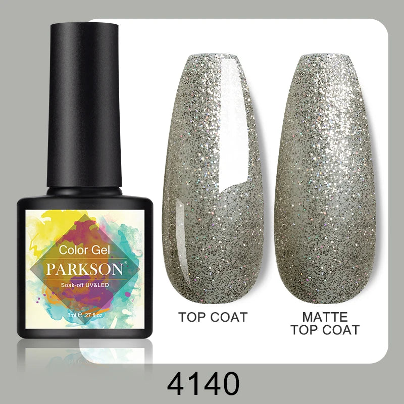 Vernis Gel Top & Base Coat Sans Essuyage Parkson