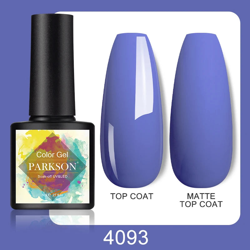 Vernis Gel Top & Base Coat Sans Essuyage Parkson