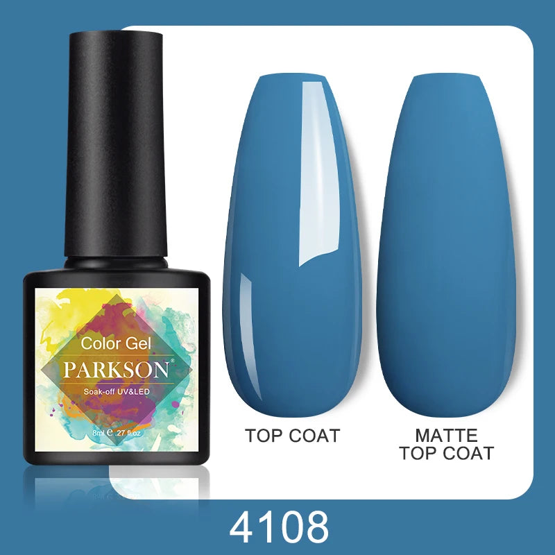 Vernis Gel Top & Base Coat Sans Essuyage Parkson
