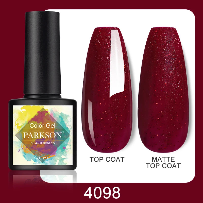 Vernis Gel Top & Base Coat Sans Essuyage Parkson