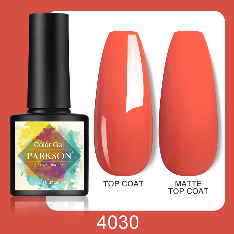 Vernis Gel Top & Base Coat Sans Essuyage Parkson