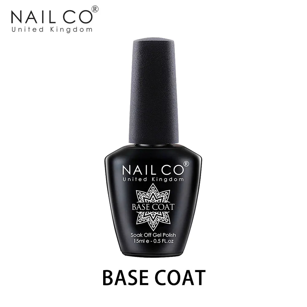Base Coat & Top Coat Vernis Semi-Permanent UV/LED – Kit 2 en 1, Longue Tenue, Brillance Intense, Manucure Professionnelle