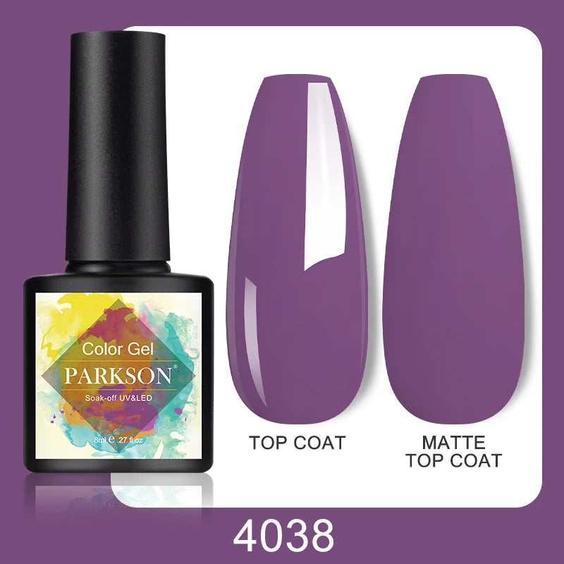 Vernis Gel Top & Base Coat Sans Essuyage Parkson