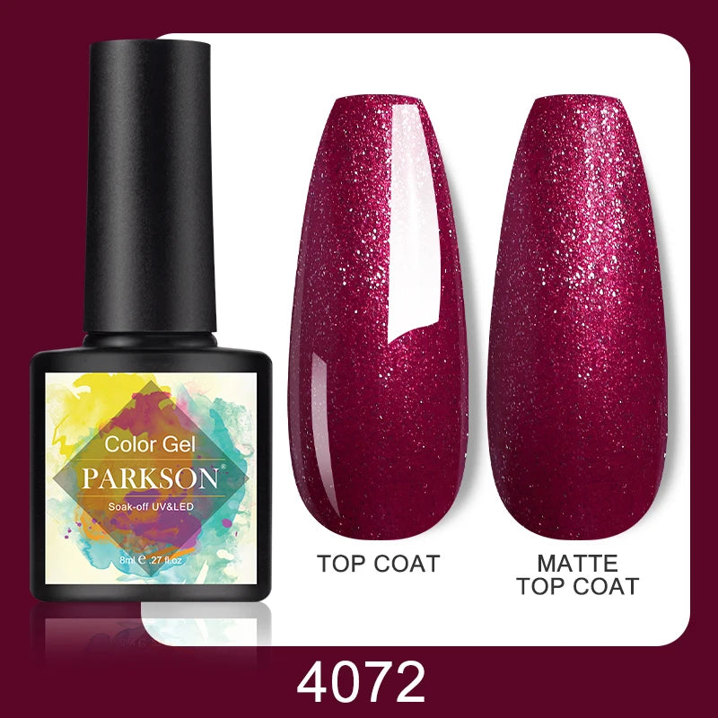 Vernis Gel Top & Base Coat Sans Essuyage Parkson