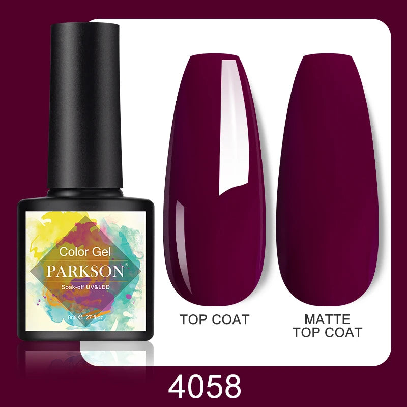 Vernis Gel Top & Base Coat Sans Essuyage Parkson