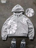 Hoodie Homme Casual Y2K Hip Hop Lettres Imprimées