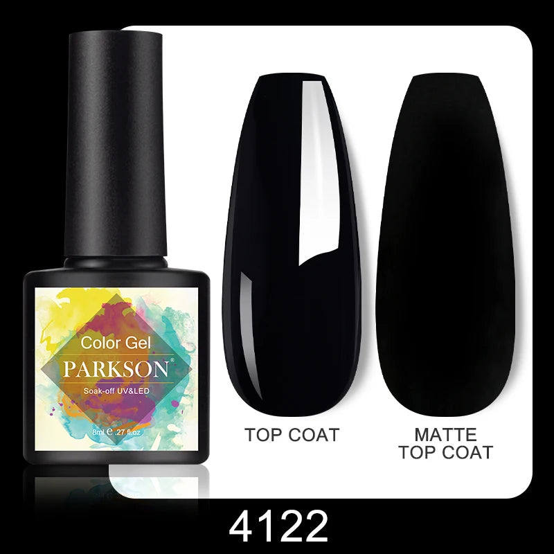 Vernis Gel Top & Base Coat Sans Essuyage Parkson