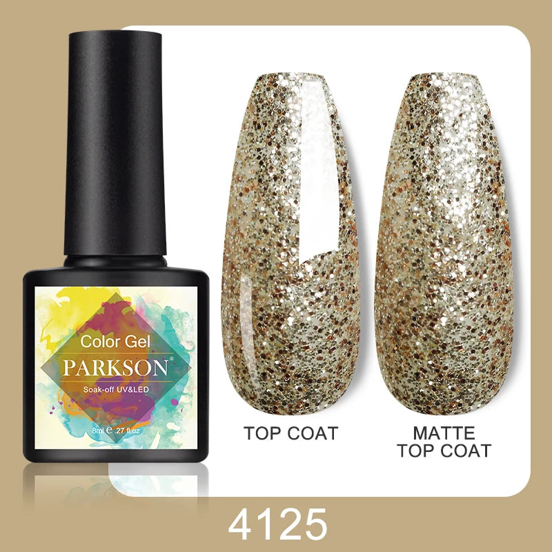 Vernis Gel Top & Base Coat Sans Essuyage Parkson