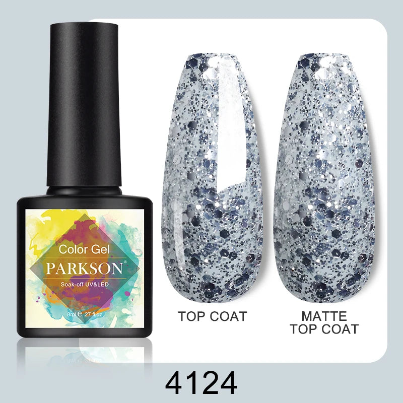 Vernis Gel Top & Base Coat Sans Essuyage Parkson