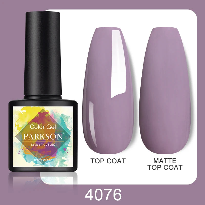 Vernis Gel Top & Base Coat Sans Essuyage Parkson